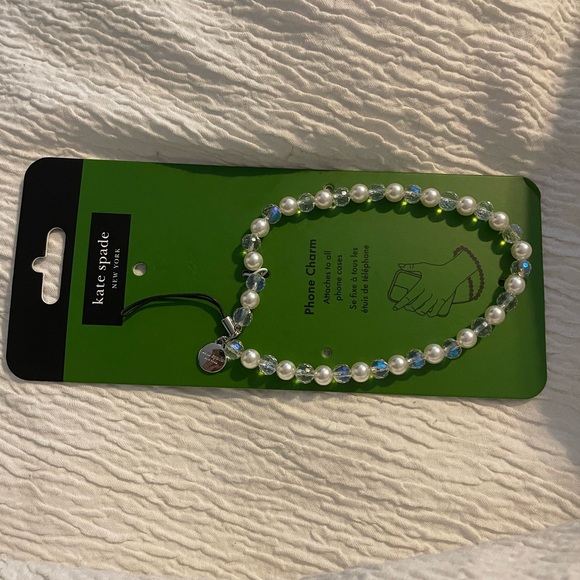 Kate Spade beaded phone charm. NWOT. - Picture 5 of 5